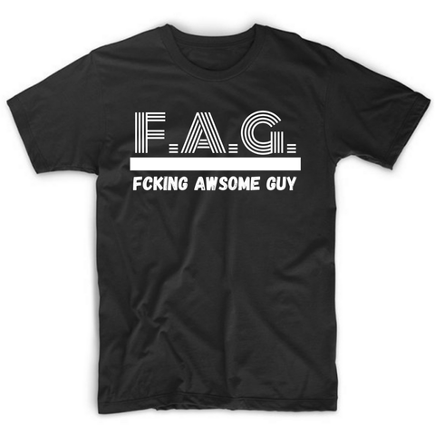 F.A.G. is inspired by a song from Q+ artist EarthTone. The phrase has been historically used to demean the LGBTQ community. F.A.G. is our way of taking the triggering power away from the phrase and using it as a tool of inspiration. Why, because we are all Fcking Awesome!...