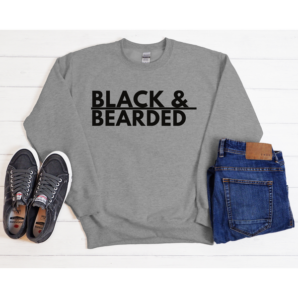 Black & Bearded Sweatshirt