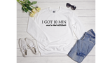 10 Minutes and a Bad Attitude Sweatshirt by Eman Fendi